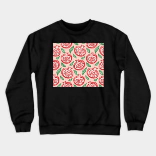 Juicy Summer Fruit Pattern Crewneck Sweatshirt